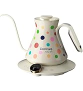 Cocinare FLOW M6 Pro Electric Gooseneck Kettle with Color-Changing Design, ±0.5? Temperature Cont...