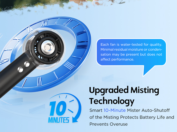 Upgraded Misting Technology