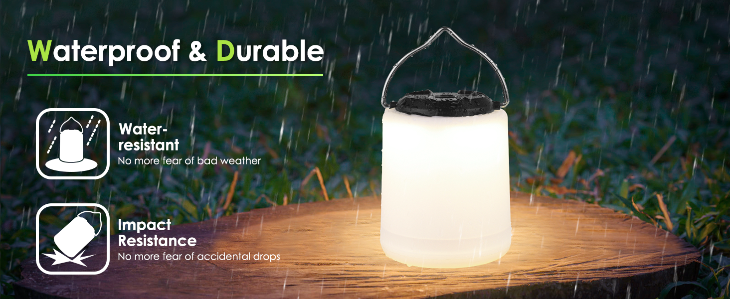 Water Resistant Portable Emergency Light