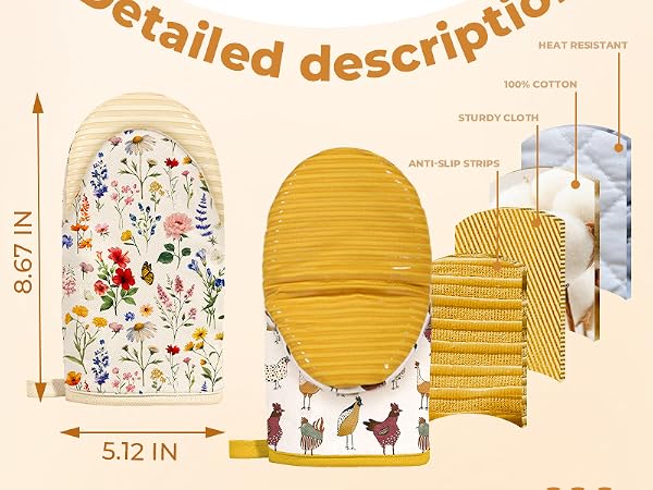 mini oven mitts