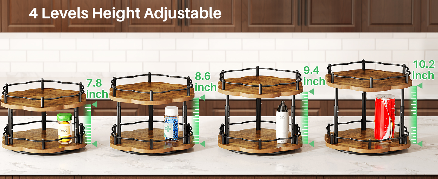 2 tier lazy susan