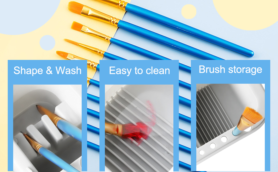 oil paint brush cleaner and paint brush organizer