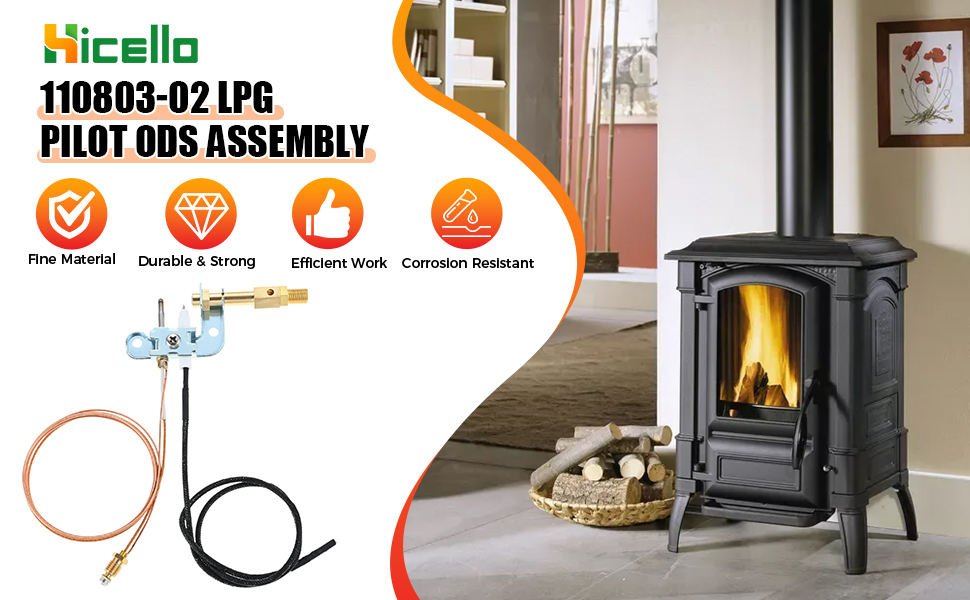 110803-02 LPG Pilot ODS Repair Kit for DESA Vent-Free Propane Heaters &amp; Fireplaces