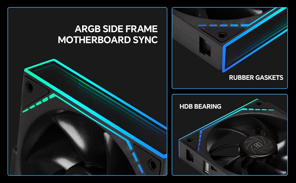 TL-M12Q ARGB Daisy Chain Case Fans