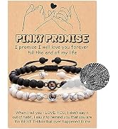 Tarsus Gifts for Husband Boyfriend Couples Gifts, 100 Languages I Love You Bracelets 2 Pcs for Bo...