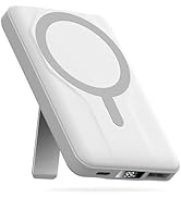 Azmuth Magnetic Power Bank,10000mAh for MagSafe Battery Pack, 22.5W PD Fast Charging,LED Display ...