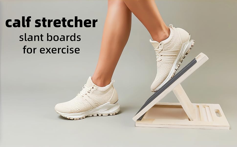 slant board for calf stretching