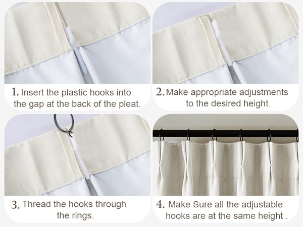 blackout linen curtain