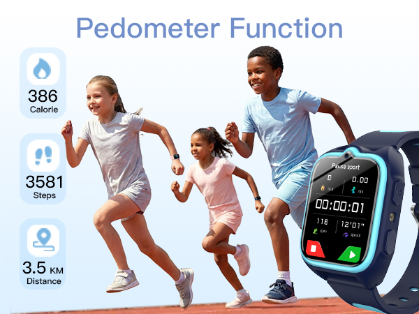 kids step counter watch