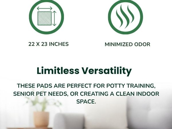 Pet N Pet 50 Counts Pee Pads for Dogs, 48% USDA Certified Plant Based Dog Pad, Unscented