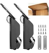 HBL' Lid Support Hinges with Soft Close, Adjustable Lid Stay for Overhead Cabinet Doors, 7-Level ...