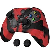 PlayVital Mountain Range Edition Silicone Cover for Xbox Elite Wireless Controller Series 2, Red ...