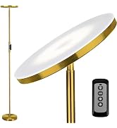 JOOFO Floor Lamp,30W/2400LM Sky LED Modern Torchiere 3 Color Temperatures Super Bright Floor Lamp...