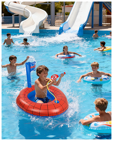 pool float are suitable for water parks