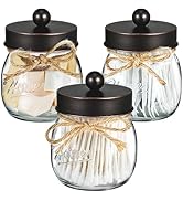 SheeChung Bathroom Decor, Bathroom Organizers and Storage, Qtip Holder, Vanity Decor, Cute Mason ...