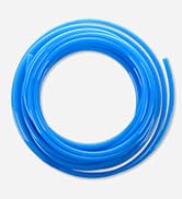 Beduan Pneumatic Tubing Pipe 3/8" OD Blue Air Compressor PU Line Hose Tube for Water Fluid Transf...