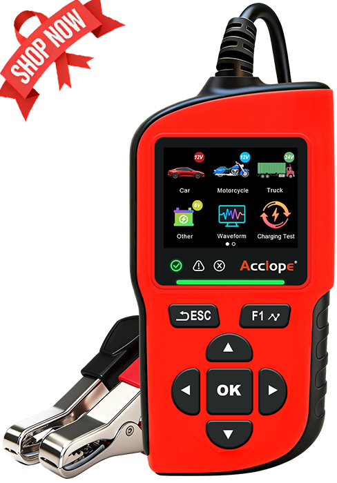 battery tester car battery tester lithium battery tester battery load tester 6v 12v 24v deep cycle