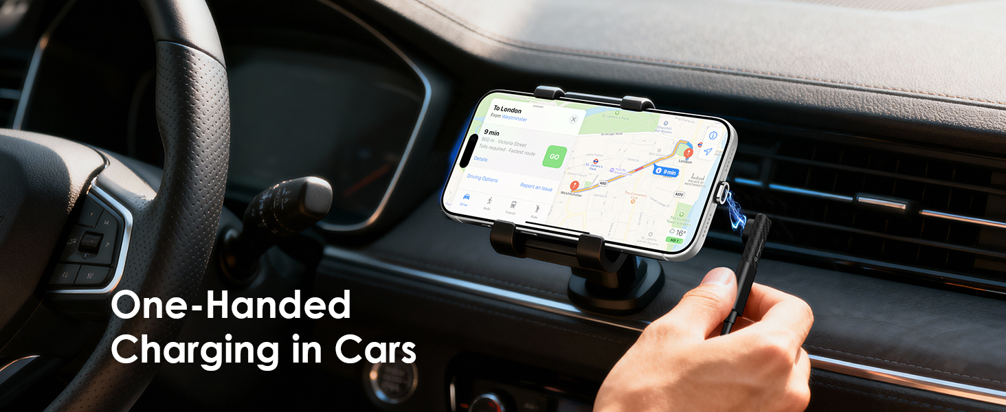 240w magnetic usb-c adapter for car charging