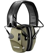 ZOHAN EM054 Electronic Shooting Ear Protection with Sound Amplification, Slim Active Noise Reduct...
