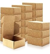 BadenBach 100 PCS Mini Gift Boxes,2.16 x 2.16 x 0.98,Small Cardboard Boxes for Crafts,Mini Paper ...
