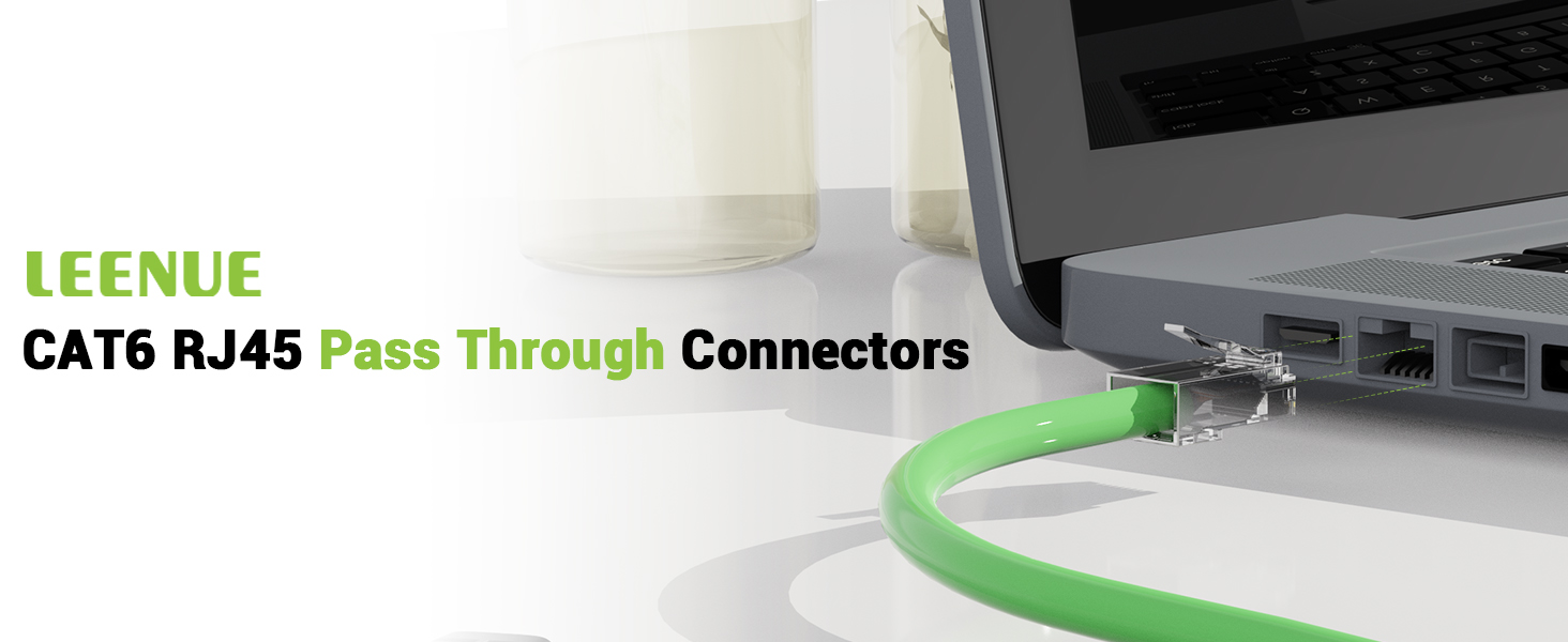LEENUE Dustproof RJ45 CAT6 Coupler Female to Female supports signaling speeds up to 1Gbps