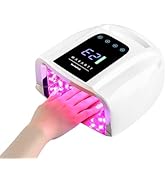 Makartt UV LED Nail Lamp – Fast Curing UV Light with Handle Nail Dryer with 42 Beads 4 Timers Cor...