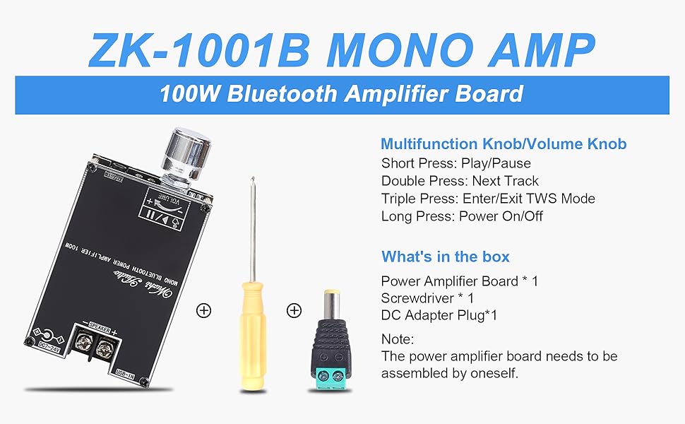 bluetooth amplifier board