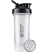 BlenderBottle Classic V2 Shaker Bottle Perfect for Protein Shakes and Pre Workout, 28-Ounce, Clea...