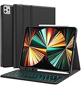 Keyboard for iPad Pro 12.9 2022 6th Generation, CHESONA iPad Pro 12.9 Case with Keyboard 5th/4th/...