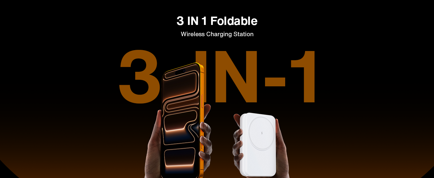 Foldable Wireless Charging Station