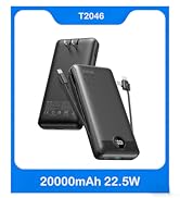 VRURC Portable Charger 20000mAh, Fast Charging Power Bank USB C,4 Output 2 Input Travel Essential...