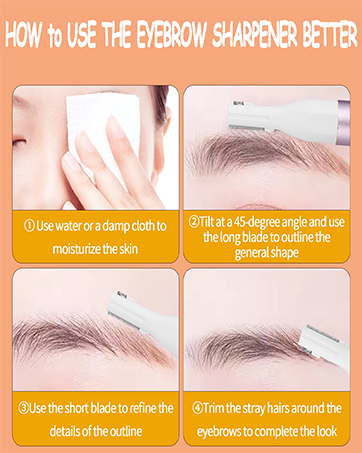 Eyebrow Razor &amp;amp; Face Shaver Nose &amp;amp; Ear Trimmer for Women and Men, Lady&amp;#39;s Facial Hair Removal