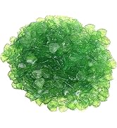 100Pcs Transparent Green Acrylic Leaf Pendants Leaf Bead Charms with Hole for Earring Bracelet Ne...
