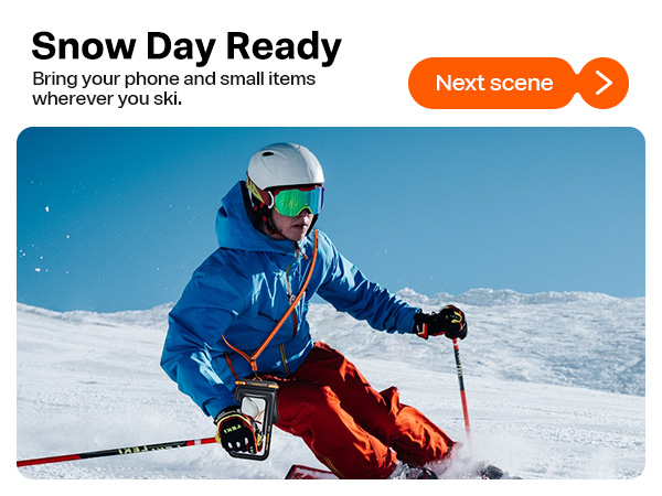waterproof phone pouch skiing