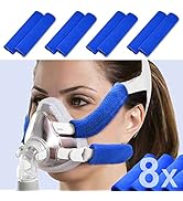 8 Pack CPAP Headgear Strap Covers, Universal and Reusable CPAP Strap Covers, Soft-Fleece Strap Pa...