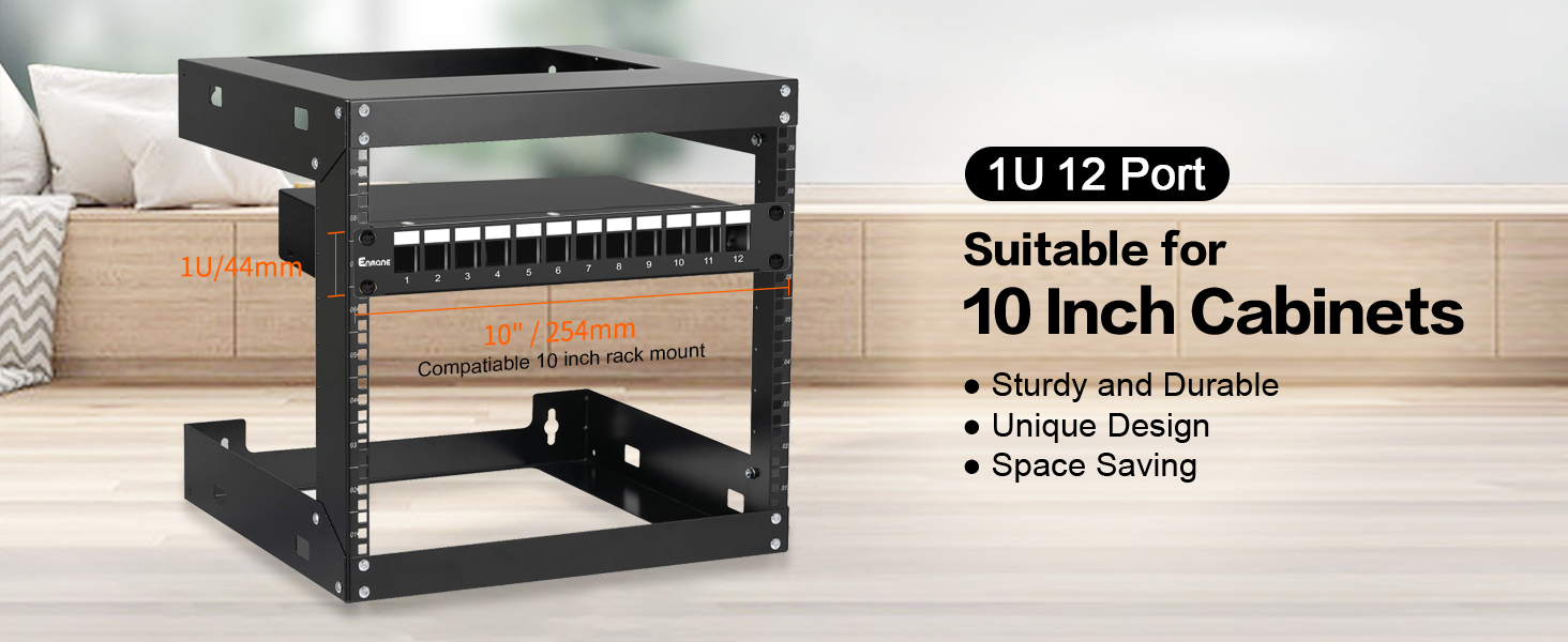 12port blank keystone patch panel