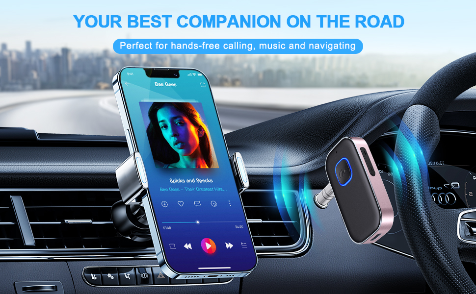 YOUR BEST COMPANION ON THE ROAD-Perfect for hands-free calling, music and navigating