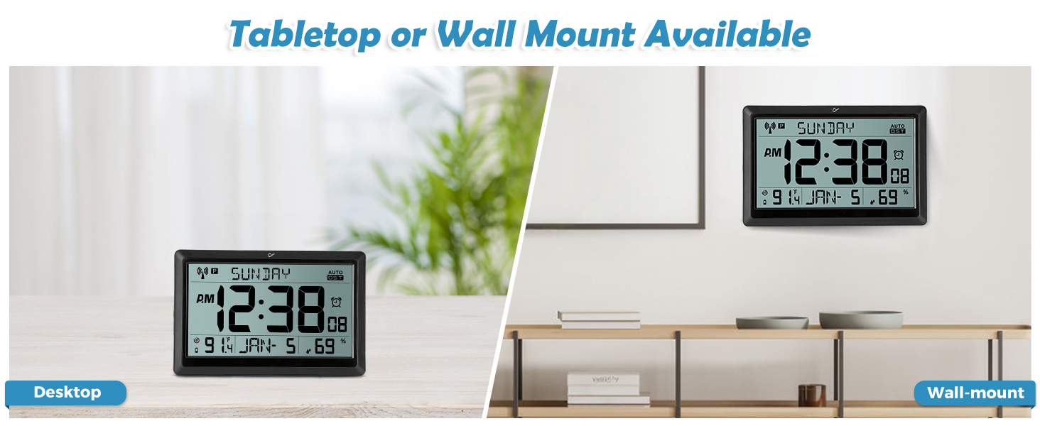 Tabletop or wall Mount