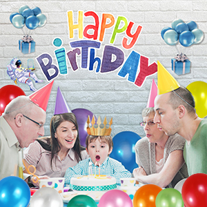 happy birthday balloons