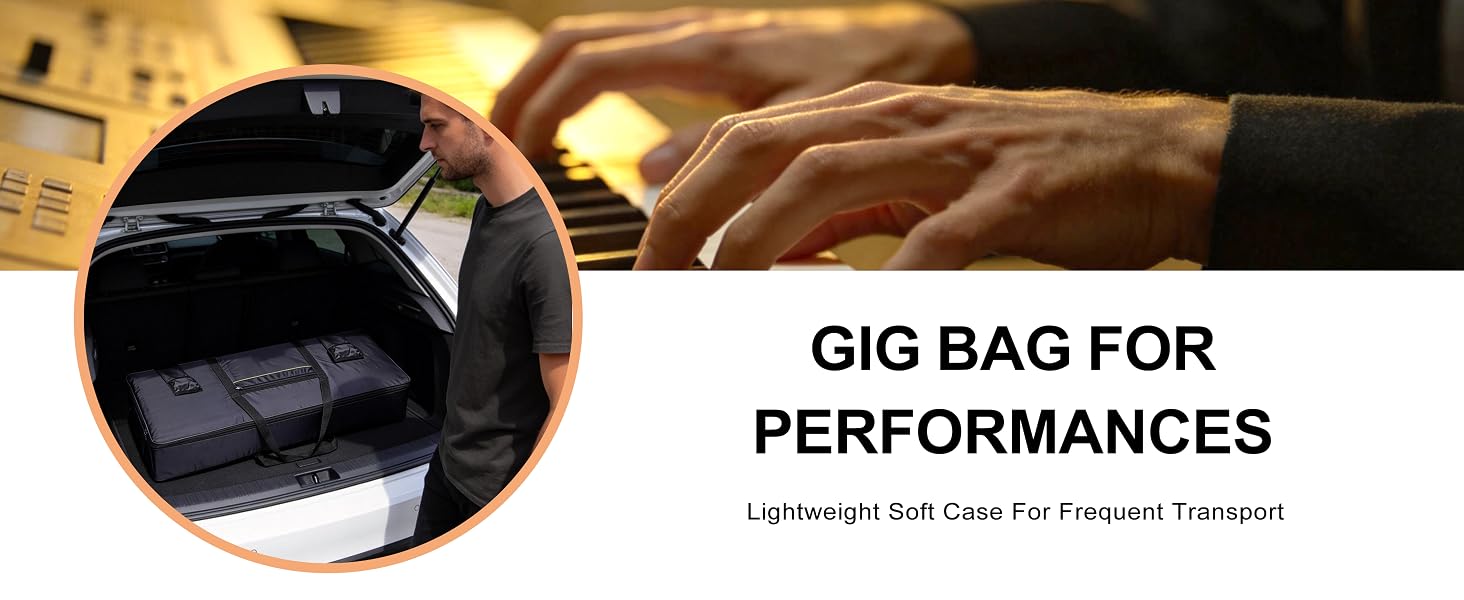 61 key keyboard bag