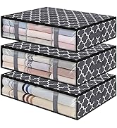 StorageRight Storage Bins, Under Bed Storage Containers, Foldable Clothes Storage Box, Storage Or...