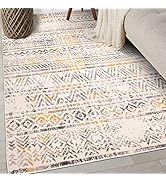 Rugshop Geometric Boho Perfect for high Traffic Areas of Your Living Room,Bedroom,Home Office,Kit...