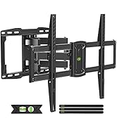 USX Mount UL Listed Full Motion TV Wall Mount for Most 37-86 inch TV, Swivel and Tilt Mount with ...