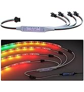 LOAMLIN 1 to 4 RGB IC TTL Amplifier for WS2812B WS2811 SK6812 WS2814 etc 3 pin Addressable LED St...