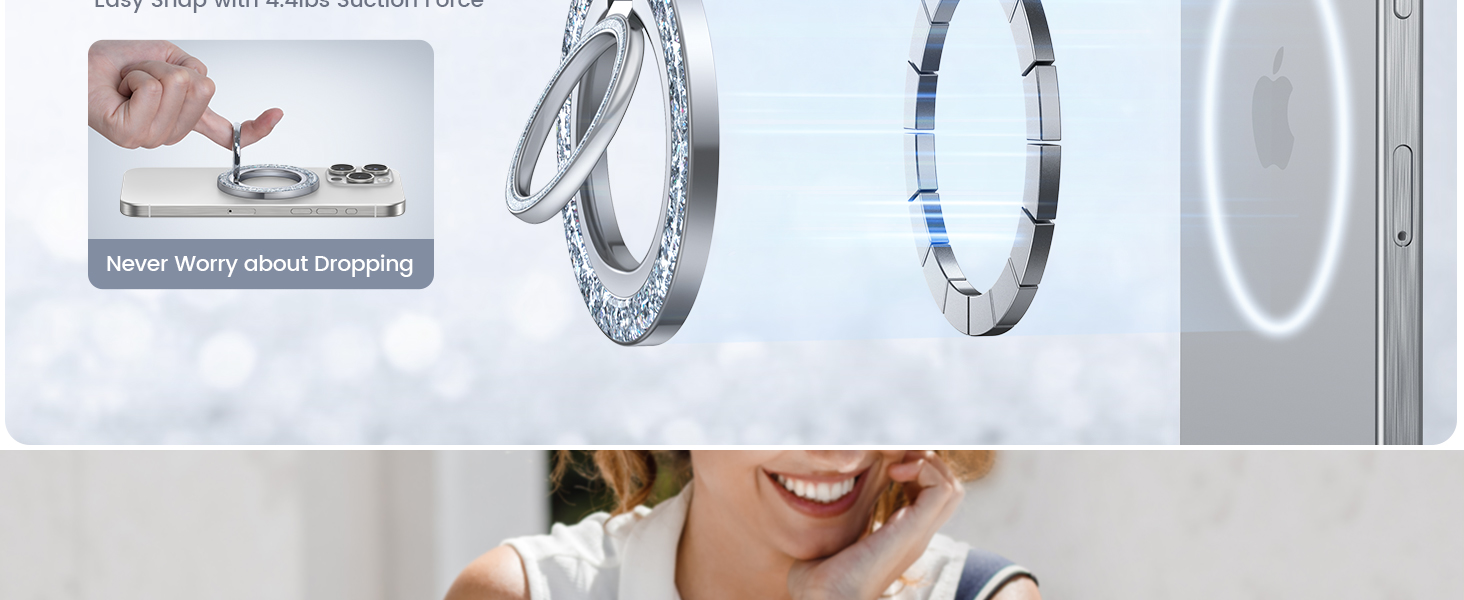 super magnetic magnetism phone ring finger grip