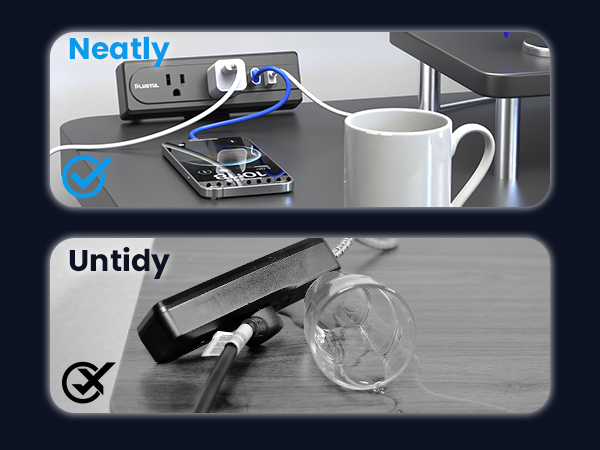 under desk power strip desk clamp power strip desk power station desk outlet station