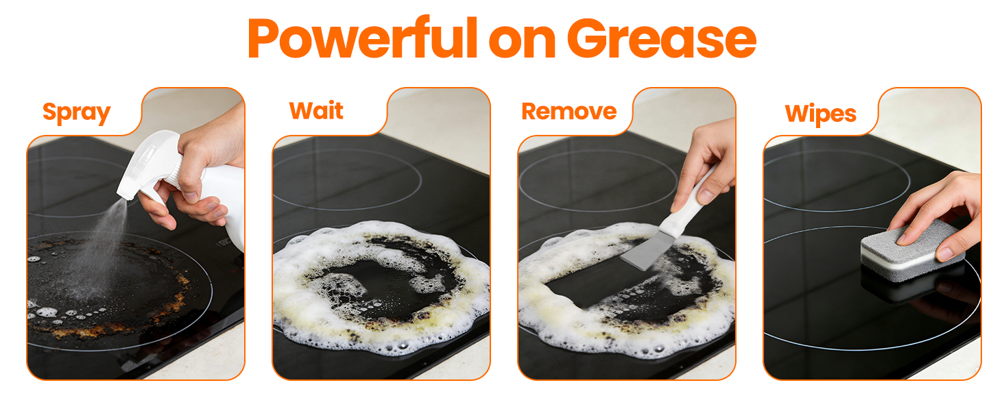 stove cleaner for glass top electric stove