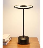 Honeywell Rechargeable Table Lamp, 5000mAh Cordless Dimmable Accent Light | 2000K-5700K,7 RGB Lig...