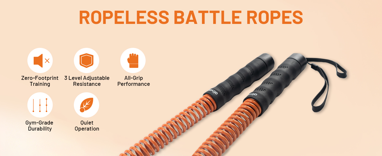 ATIVAFIT Battle Ropes for Home Gym