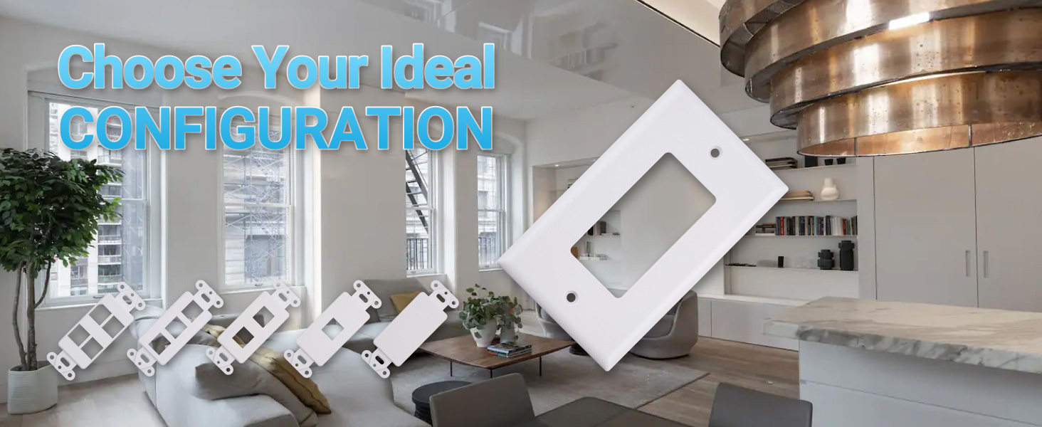 Decorative wall plate configuration